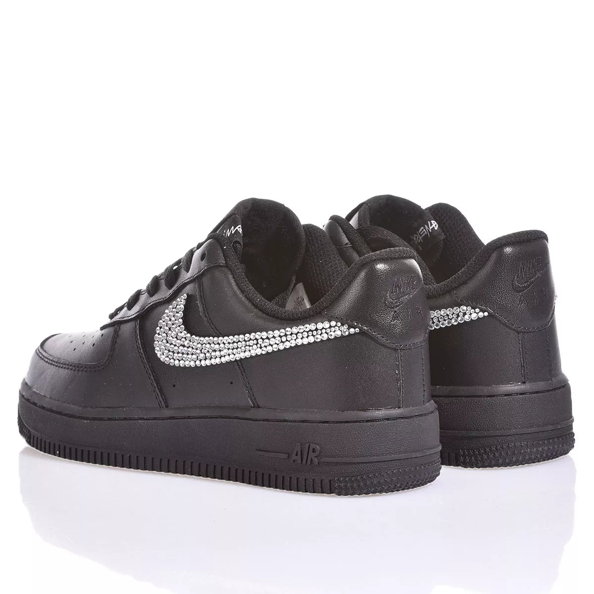 Nike Air Force 1 Swarovski Black - Barrile donna
