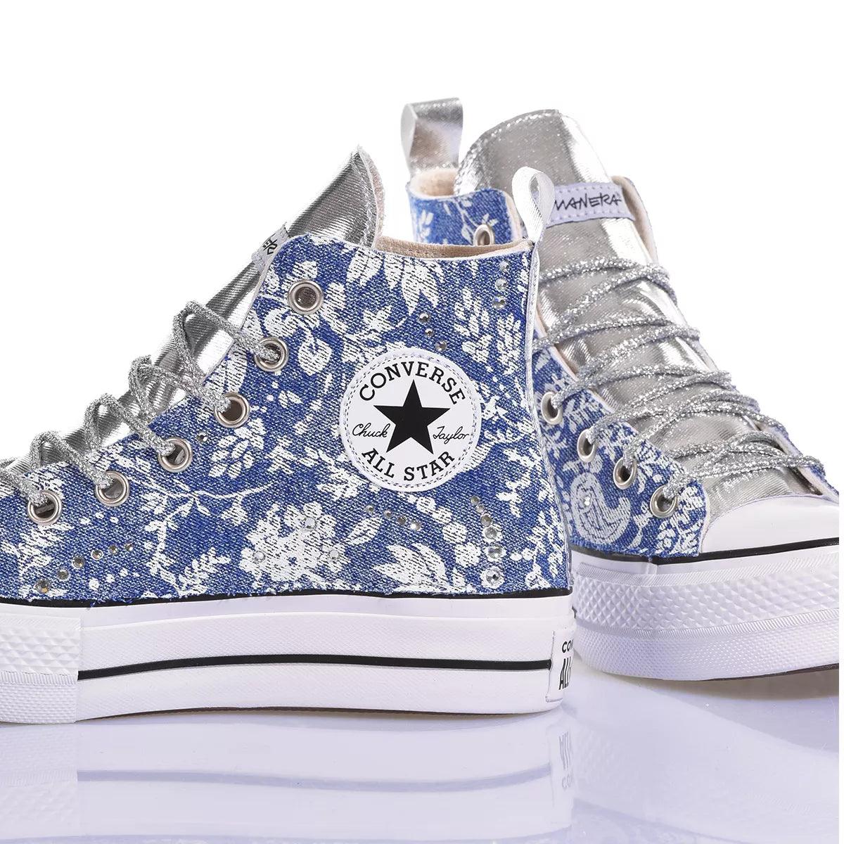 Converse Platform Flower Jeans - Barrile donna