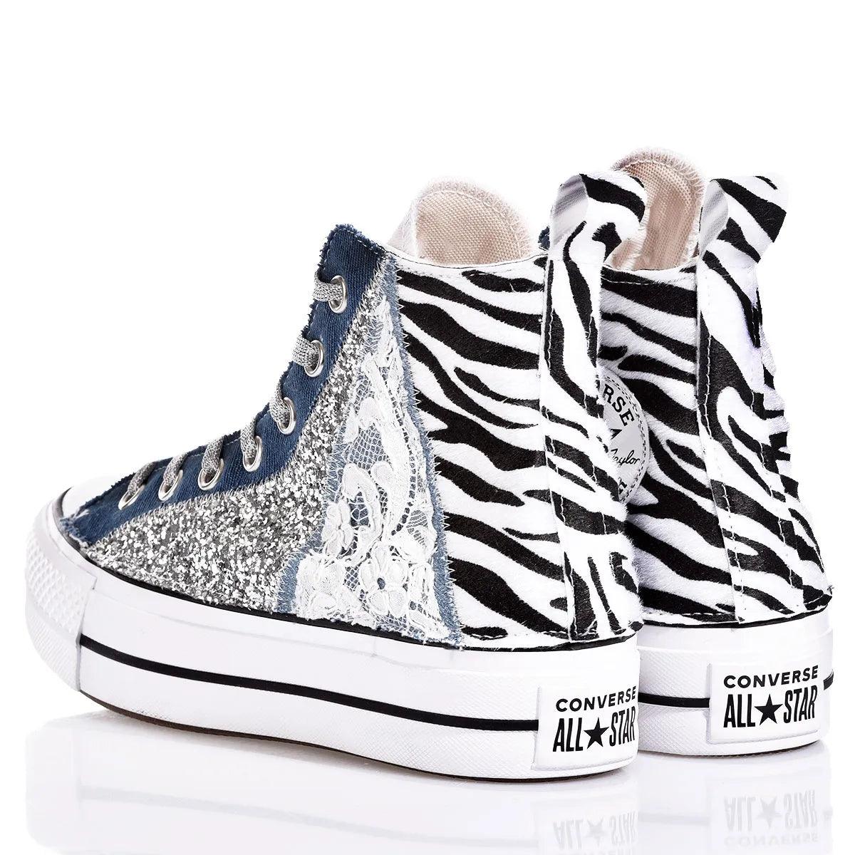 Converse Platform Zebra Lace - Barrile donna