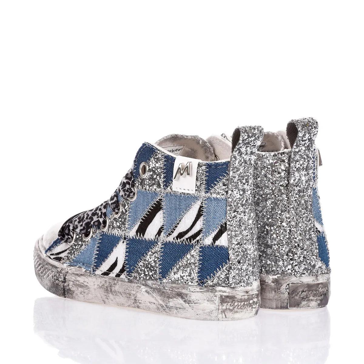 Mimanera Airlines Junior Denim Patch - Barrile donna