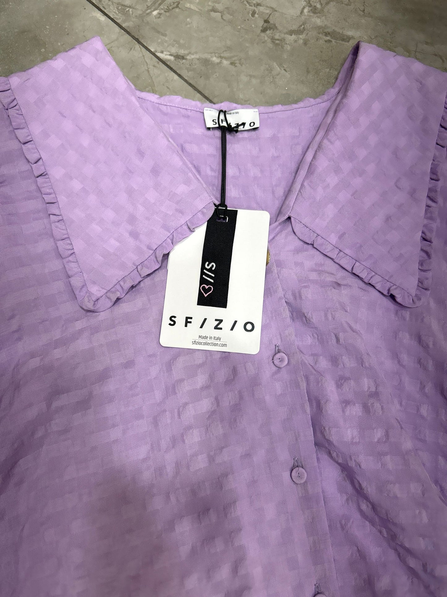 VICHY - Sfizio - blusa manica lunga