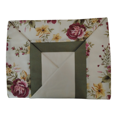 Completo Letto Matrimoniale ARIS con Balza - 100% Cotone Made in Italy - Barrile donna