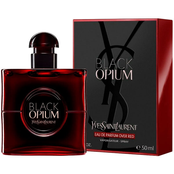 YVES SAINT LAURENT BLACK OPIUM EAU DE PARFUM OVER RED 50 ML