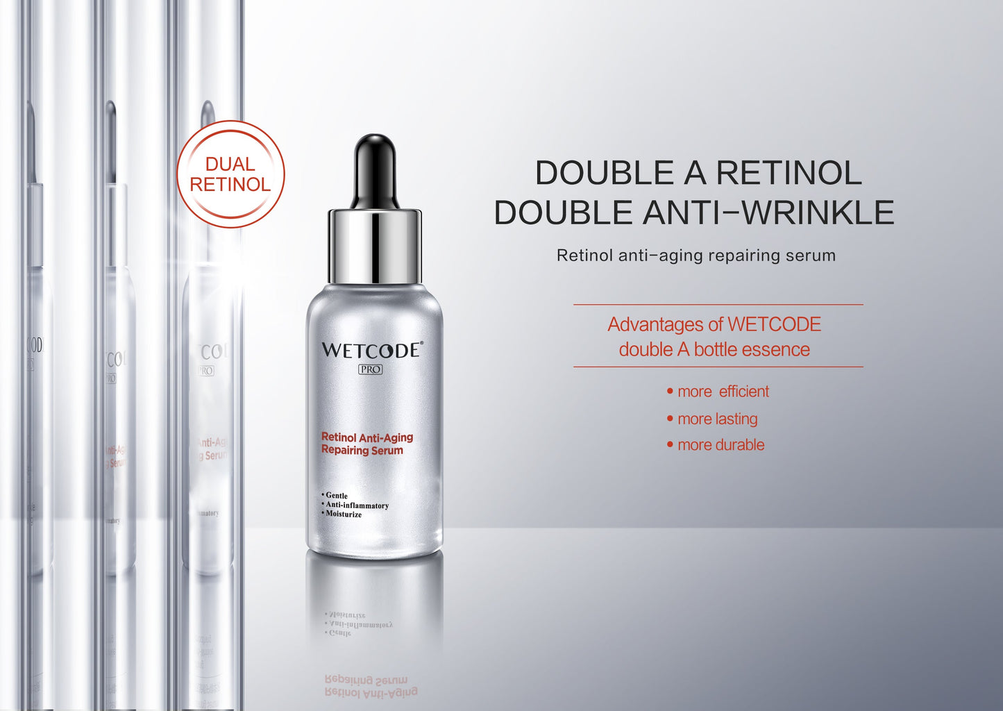 WETCODE - Pro Retinol Anti Aging Repairing Serum 30ml - Barrile donna