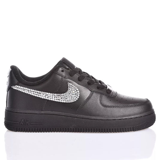 Nike Air Force 1 Swarovski Black - Barrile donna