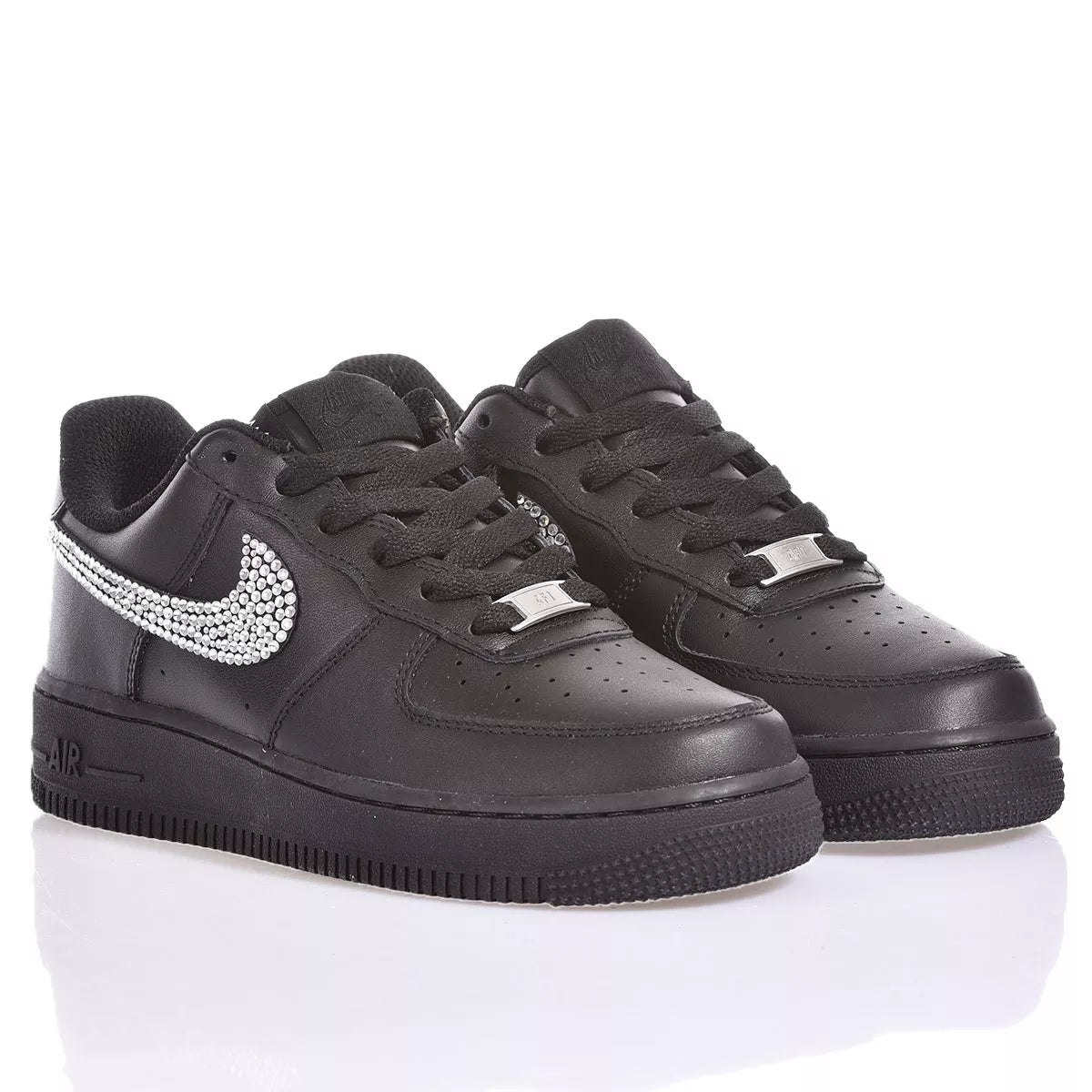 Nike Air Force 1 Swarovski Black - Barrile donna