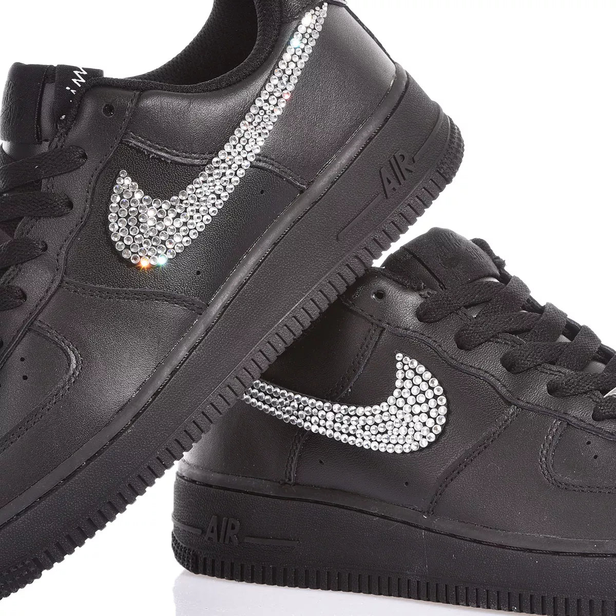 Nike Air Force 1 Swarovski Black - Barrile donna