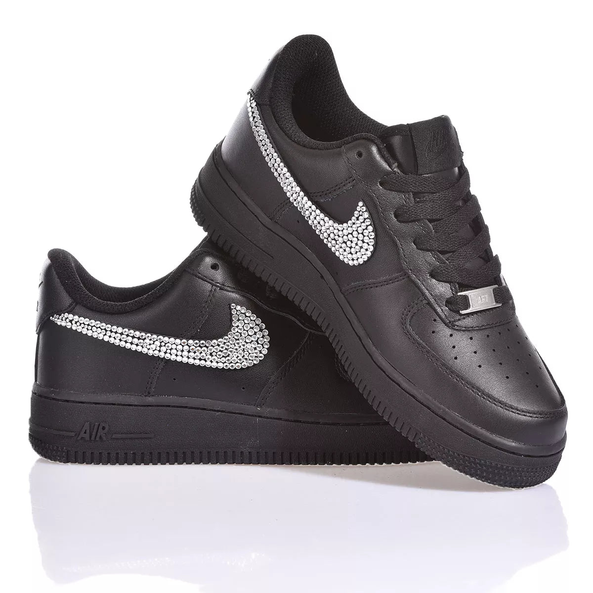 Nike Air Force 1 Swarovski Black - Barrile donna