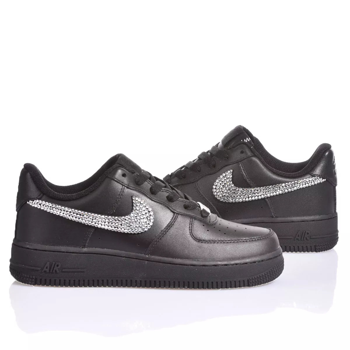 Nike Air Force 1 Swarovski Black - Barrile donna