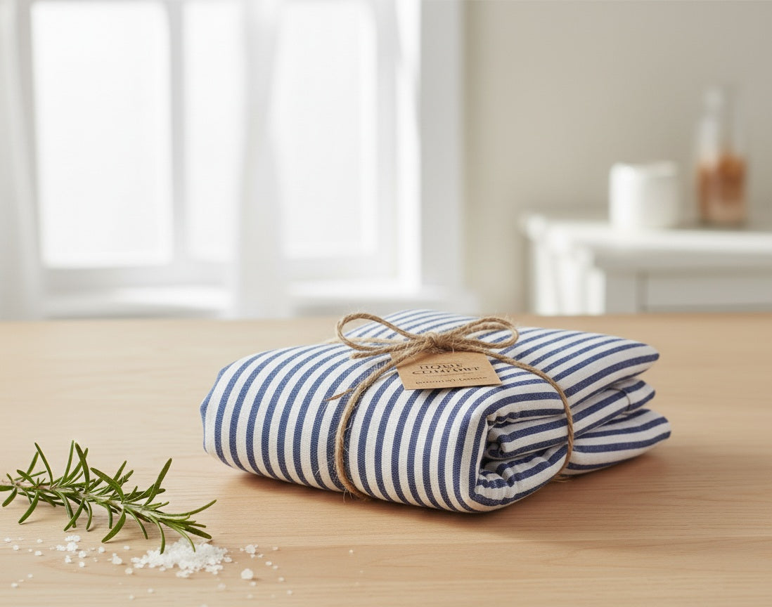 Tovaglia Lagom - Cotone Tinto Filo a Righe Made in Italy - Barrile donna