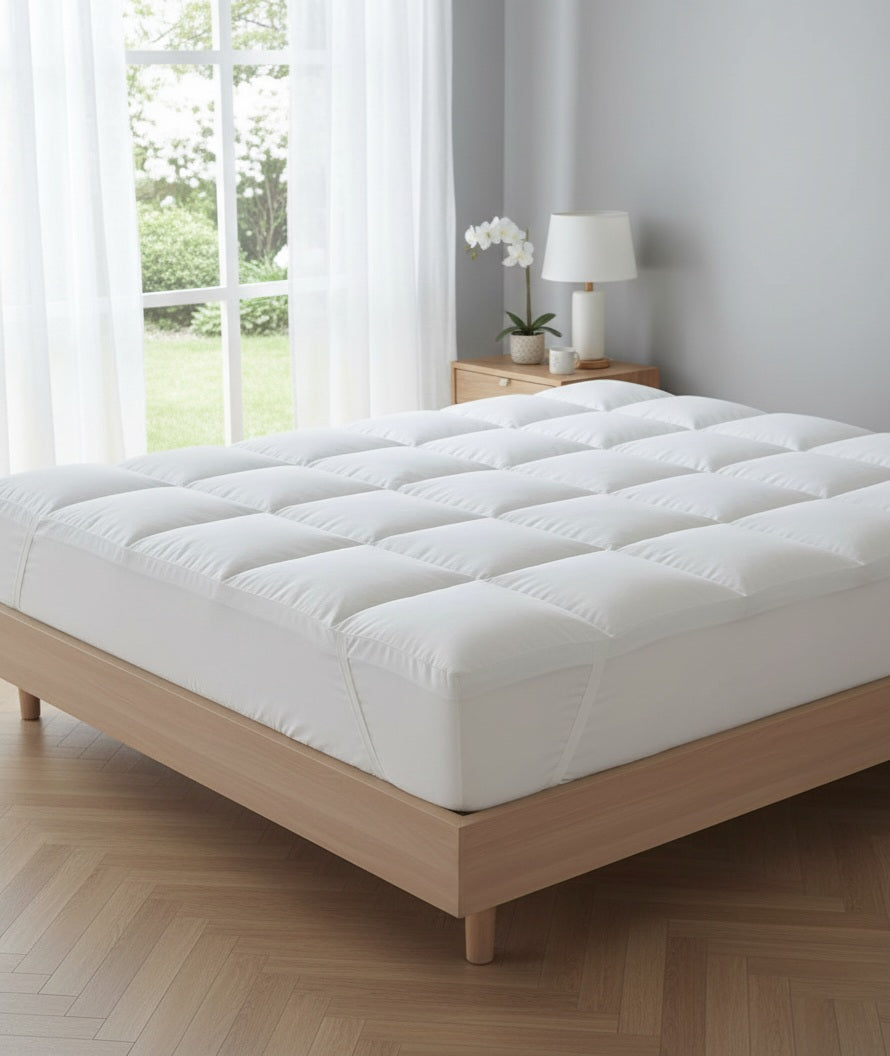 Topper Letto Anallergico in Fibra di Poliestere | Imbottitura 770 gr/mq - Barrile donna