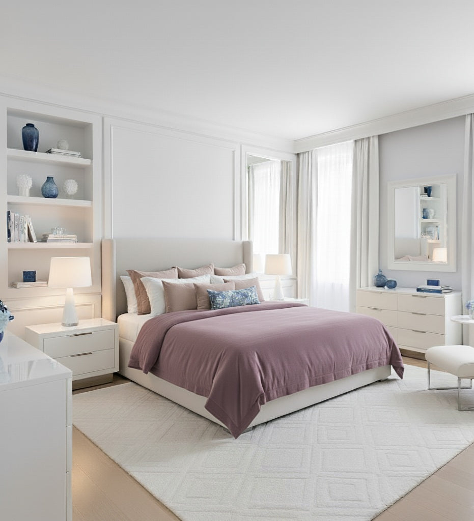 Copripiumino Linea Area – Percalle di Cotone Tinta Unita - Barrile donna