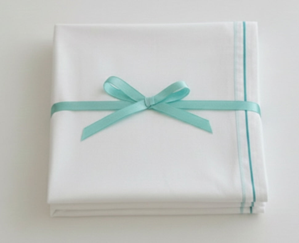 Completo letto Luxury in puro cotone con burdon - Barrile donna