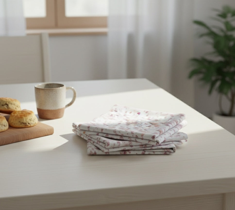 Strofinacci Linea Alba 50x70 - Confezione 3 Pezzi Panama di Cotone - Barrile donna