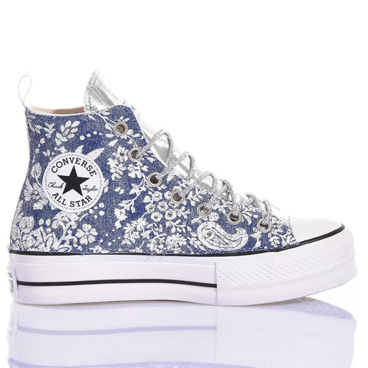Converse Platform Flower Jeans - Barrile donna