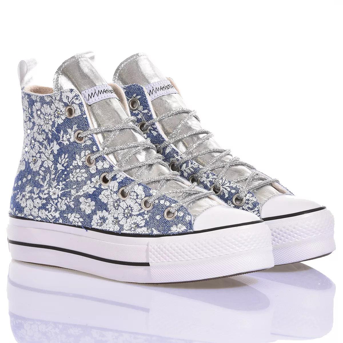 Converse Platform Flower Jeans - Barrile donna