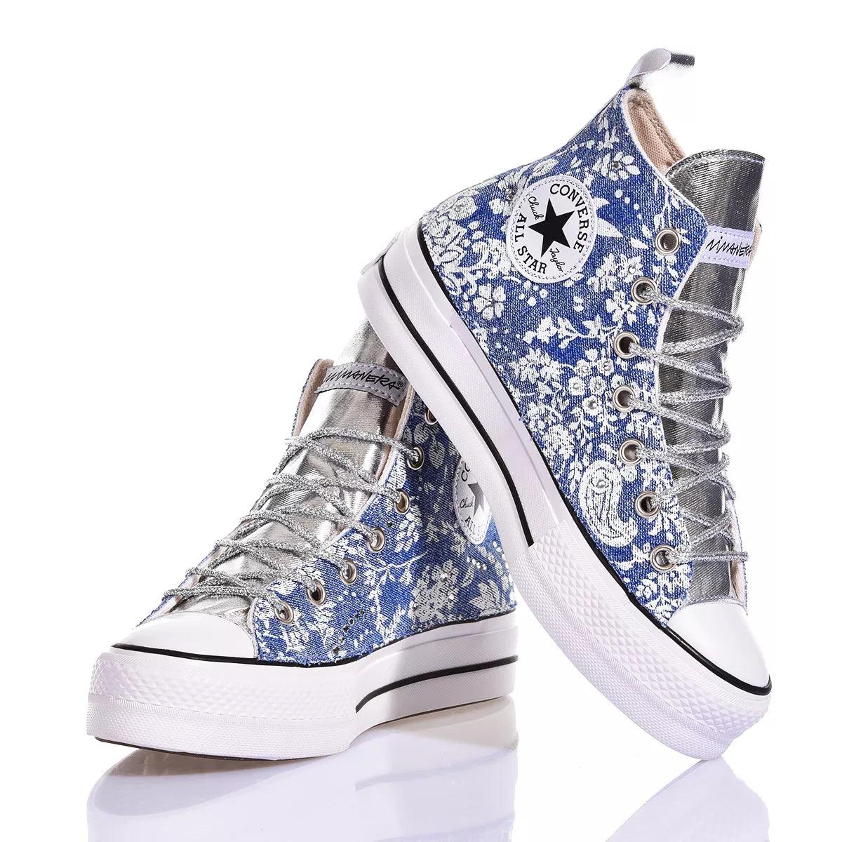 Converse Platform Flower Jeans - Barrile donna