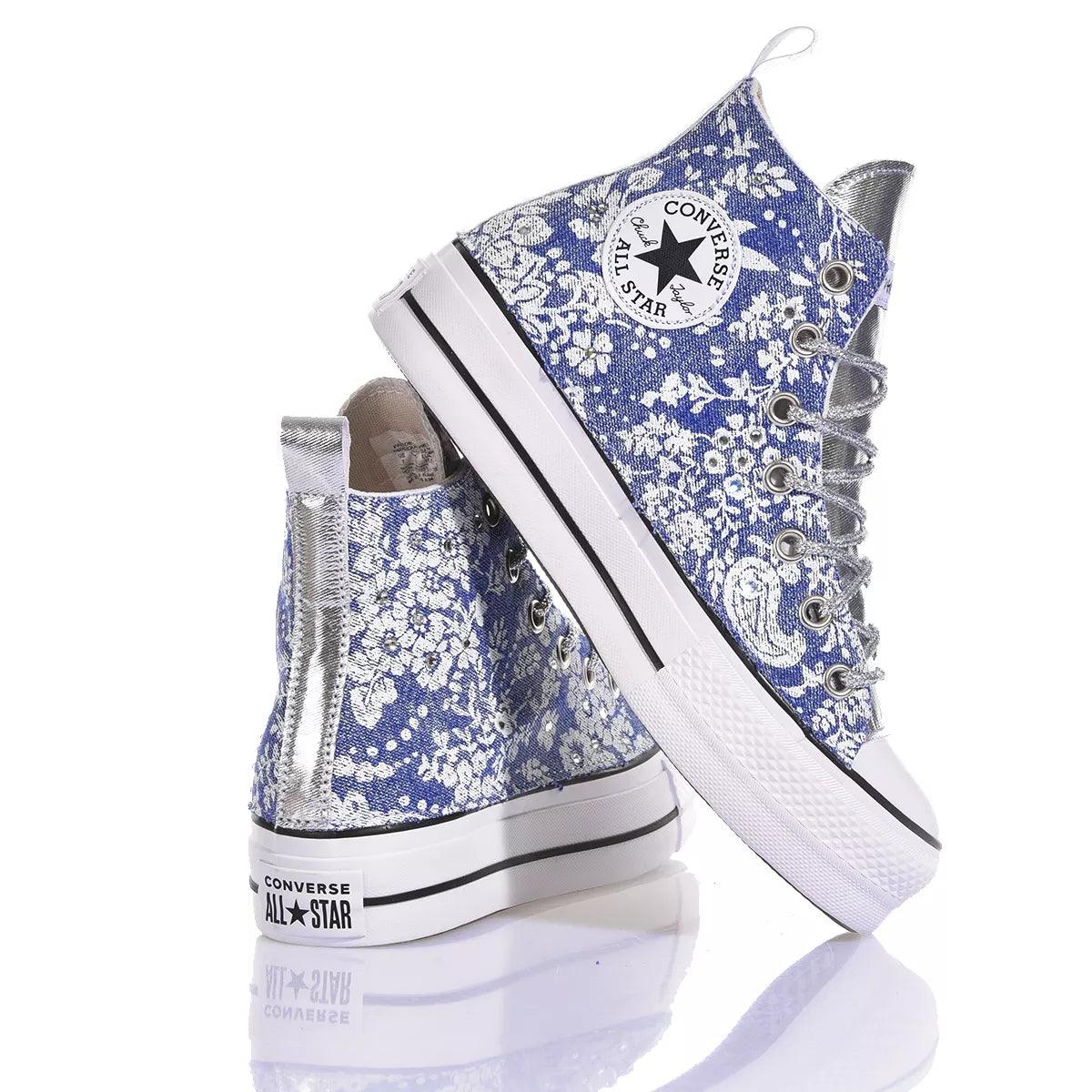 Converse Platform Flower Jeans - Barrile donna