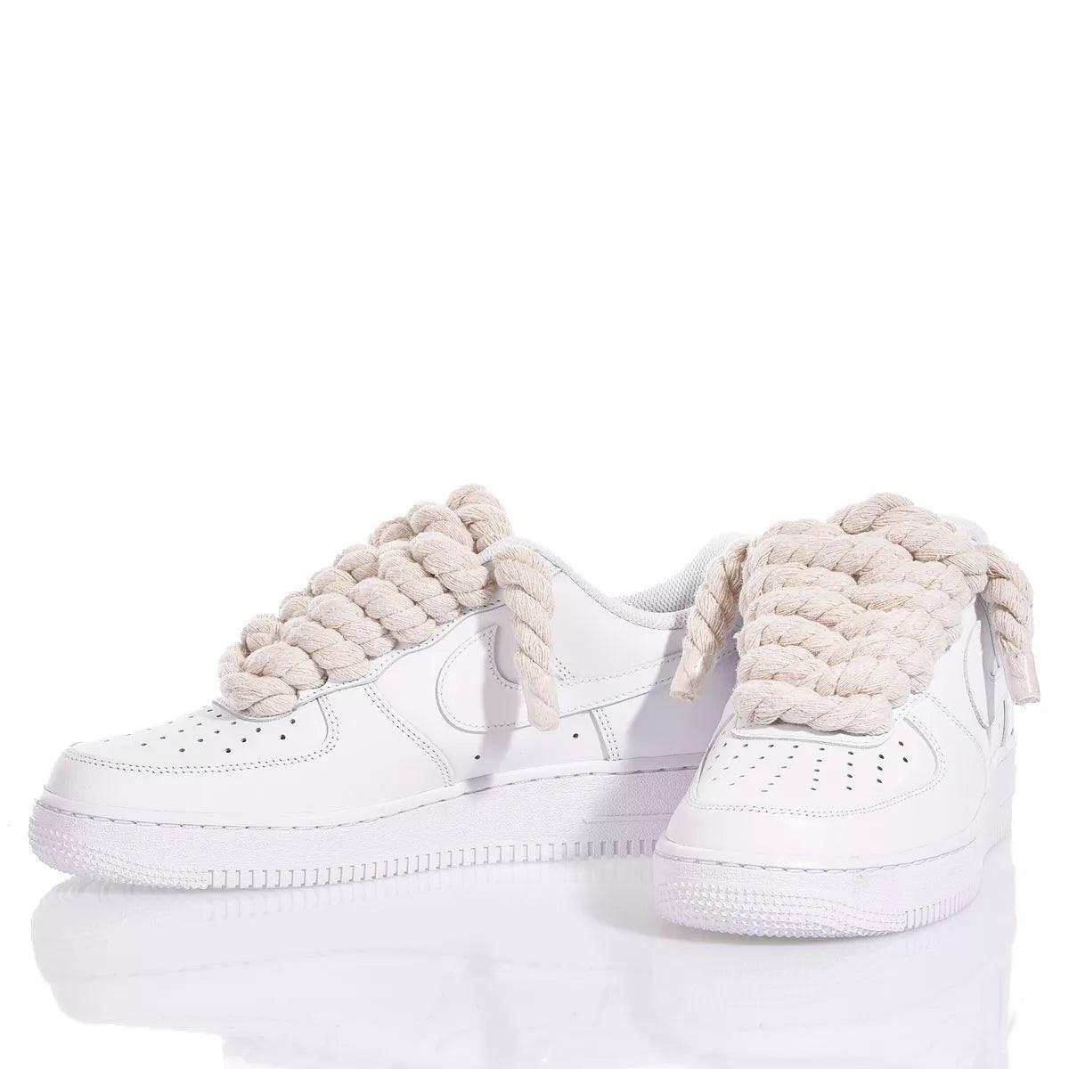 Nike Air Force 1 Boom Laces Natural - Barrile donna