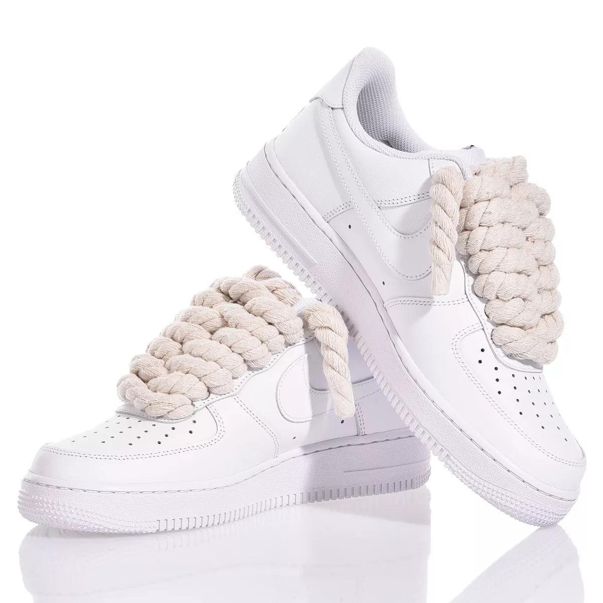 Nike Air Force 1 Boom Laces Natural - Barrile donna