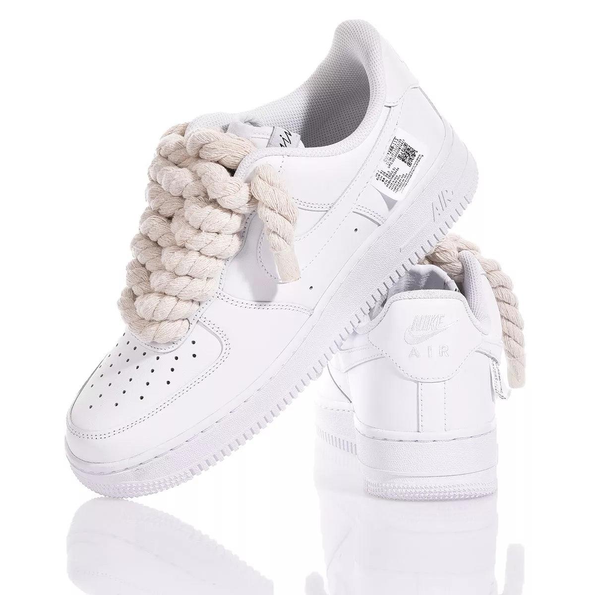 Nike Air Force 1 Boom Laces Natural - Barrile donna