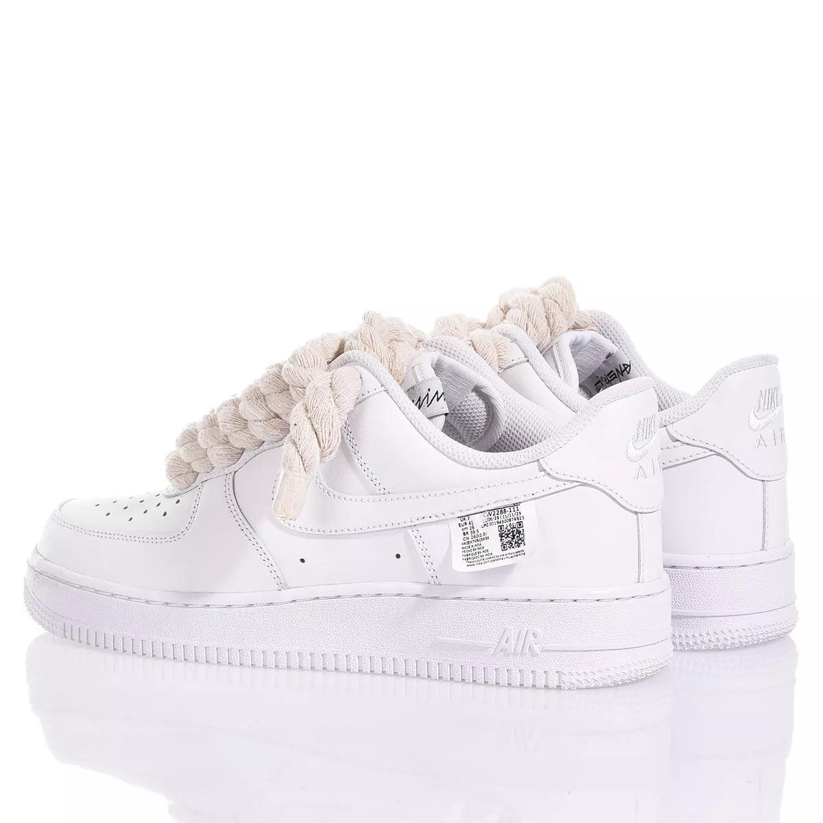 Nike Air Force 1 Boom Laces Natural - Barrile donna