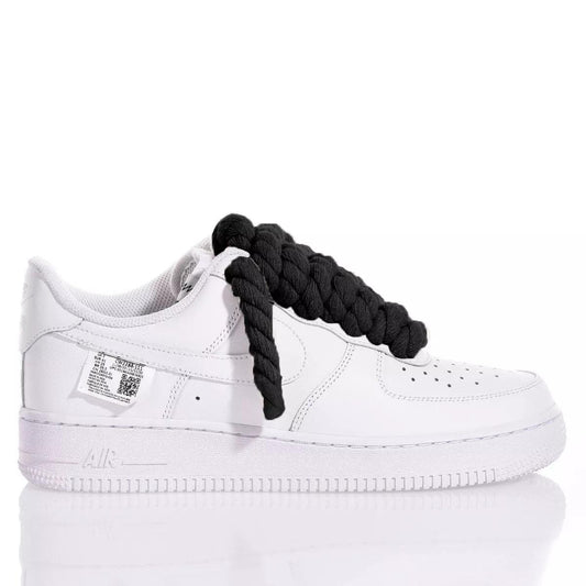 Nike Air Force 1 Boom Laces Black - Barrile donna