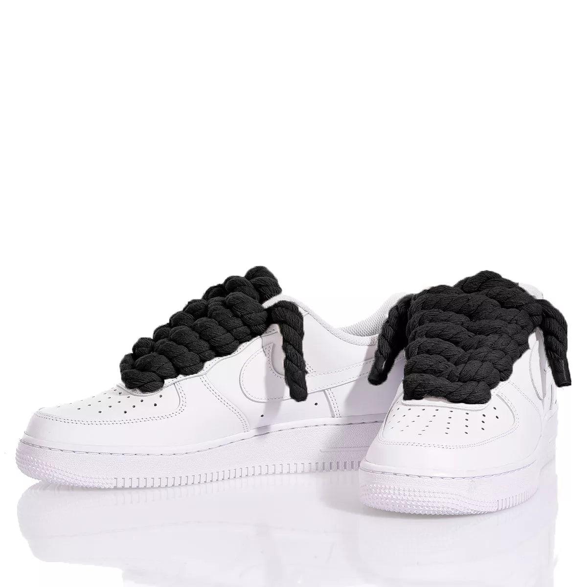 Nike Air Force 1 Boom Laces Black - Barrile donna
