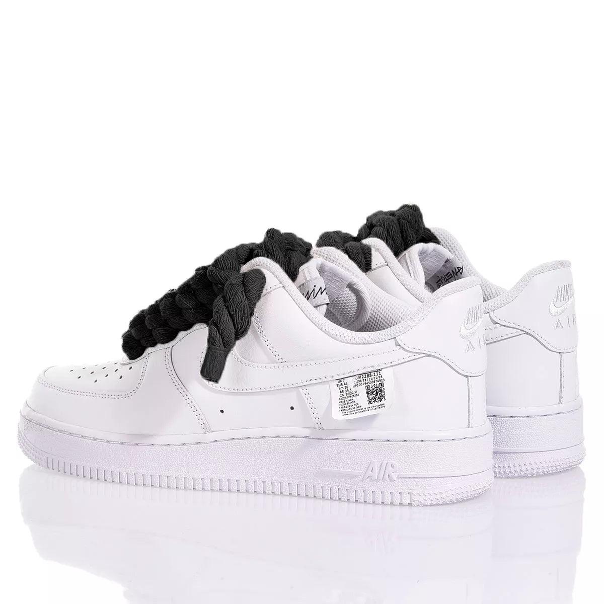 Nike Air Force 1 Boom Laces Black - Barrile donna