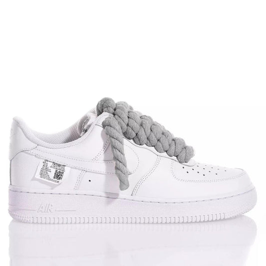 Nike Air Force 1 Boom Laces Grey - Barrile donna