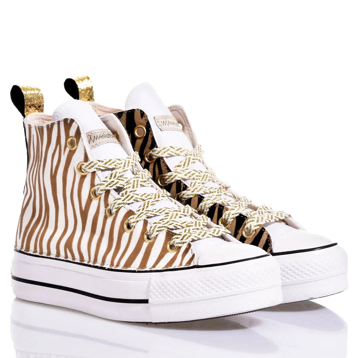 Converse Platform Zebra Glam - Barrile donna