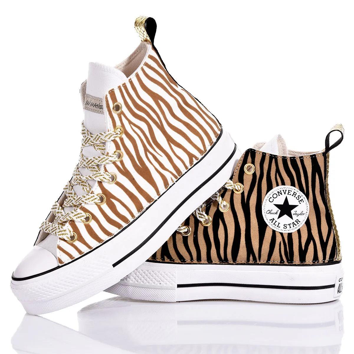 Converse Platform Zebra Glam - Barrile donna
