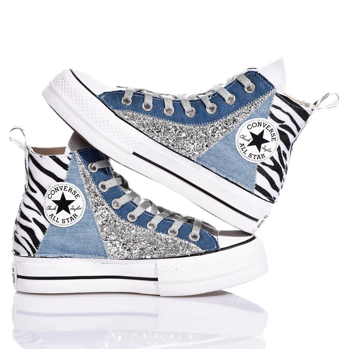 Converse Platform Zebra Lace - Barrile donna