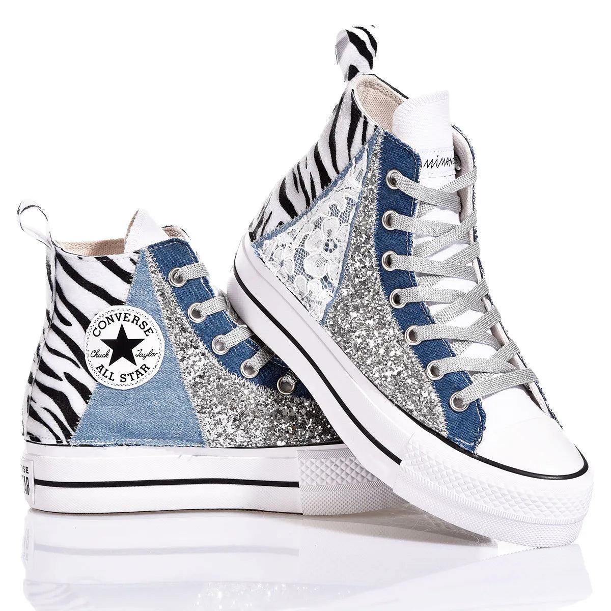 Converse Platform Zebra Lace - Barrile donna