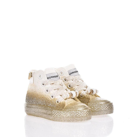 Mimanera Airlines Baby Gold Glittery - Barrile donna