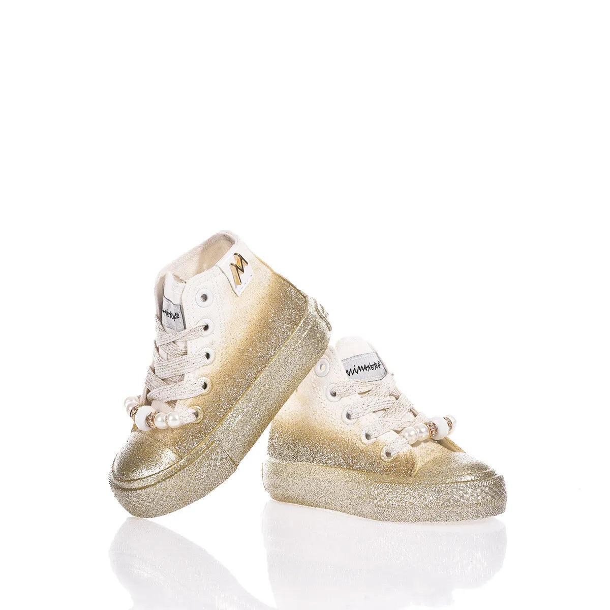 Mimanera Airlines Baby Gold Glittery - Barrile donna
