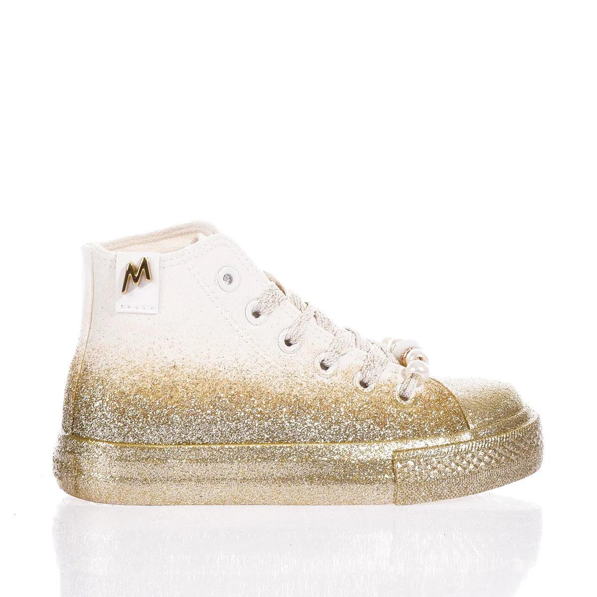 Mimanera Airlines Junior Gold Glittery - Barrile donna