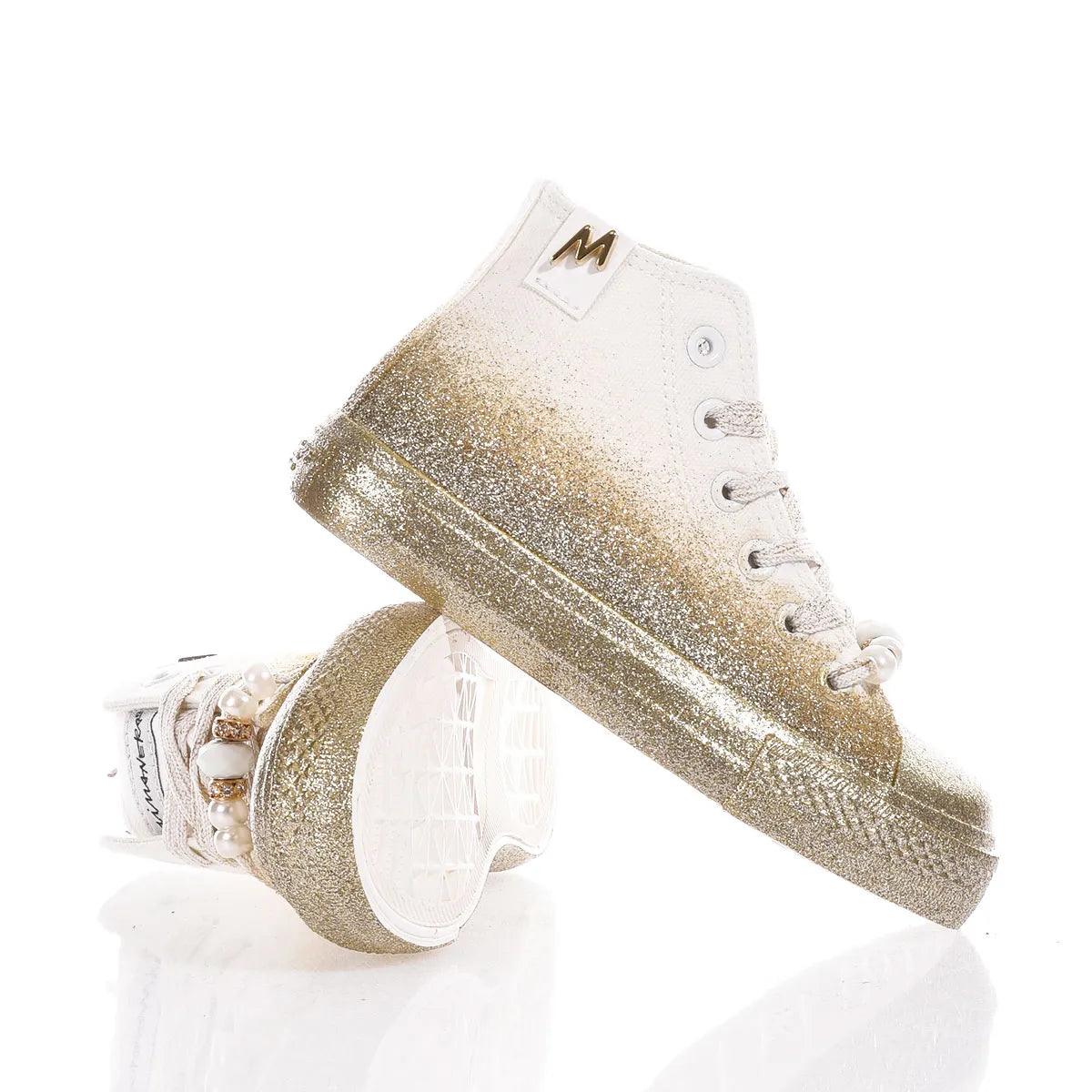 Mimanera Airlines Junior Gold Glittery - Barrile donna