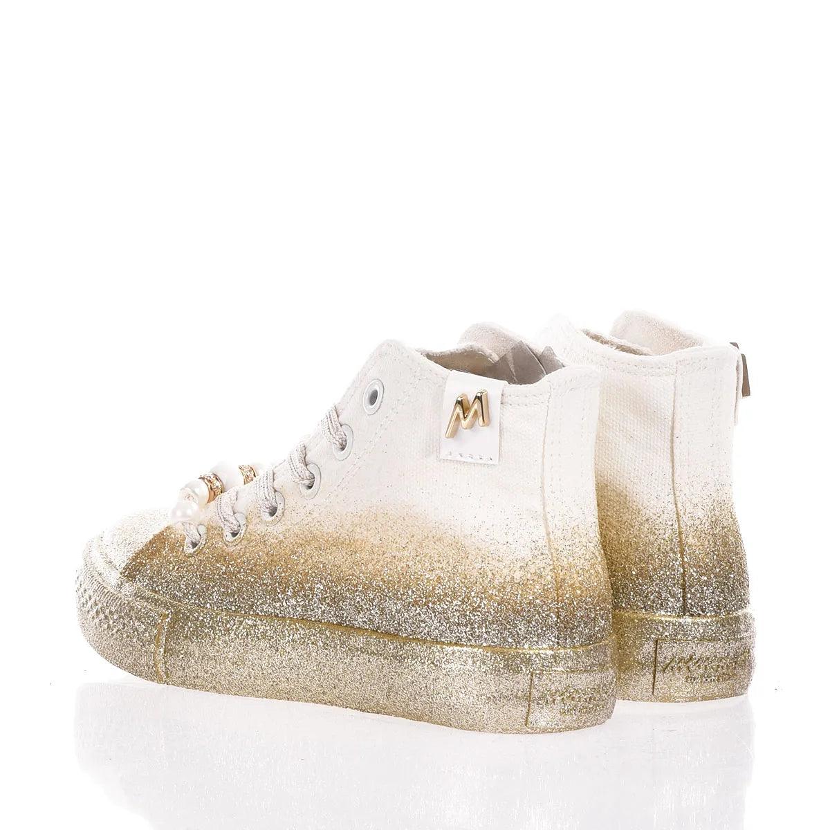 Mimanera Airlines Junior Gold Glittery - Barrile donna