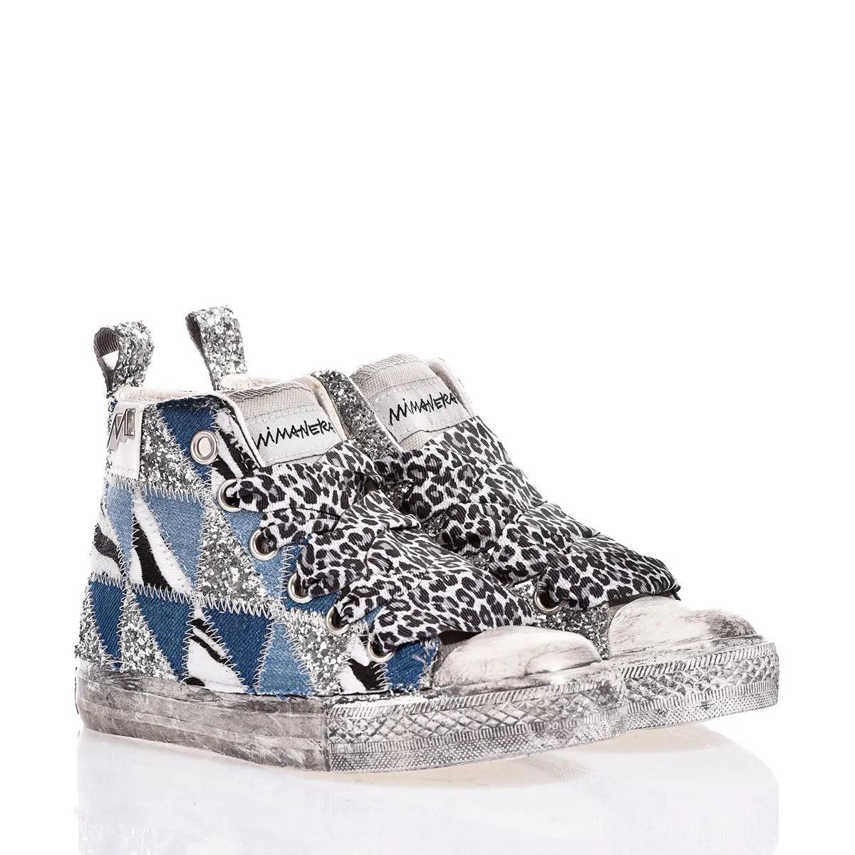 Mimanera Airlines Junior Denim Patch - Barrile donna
