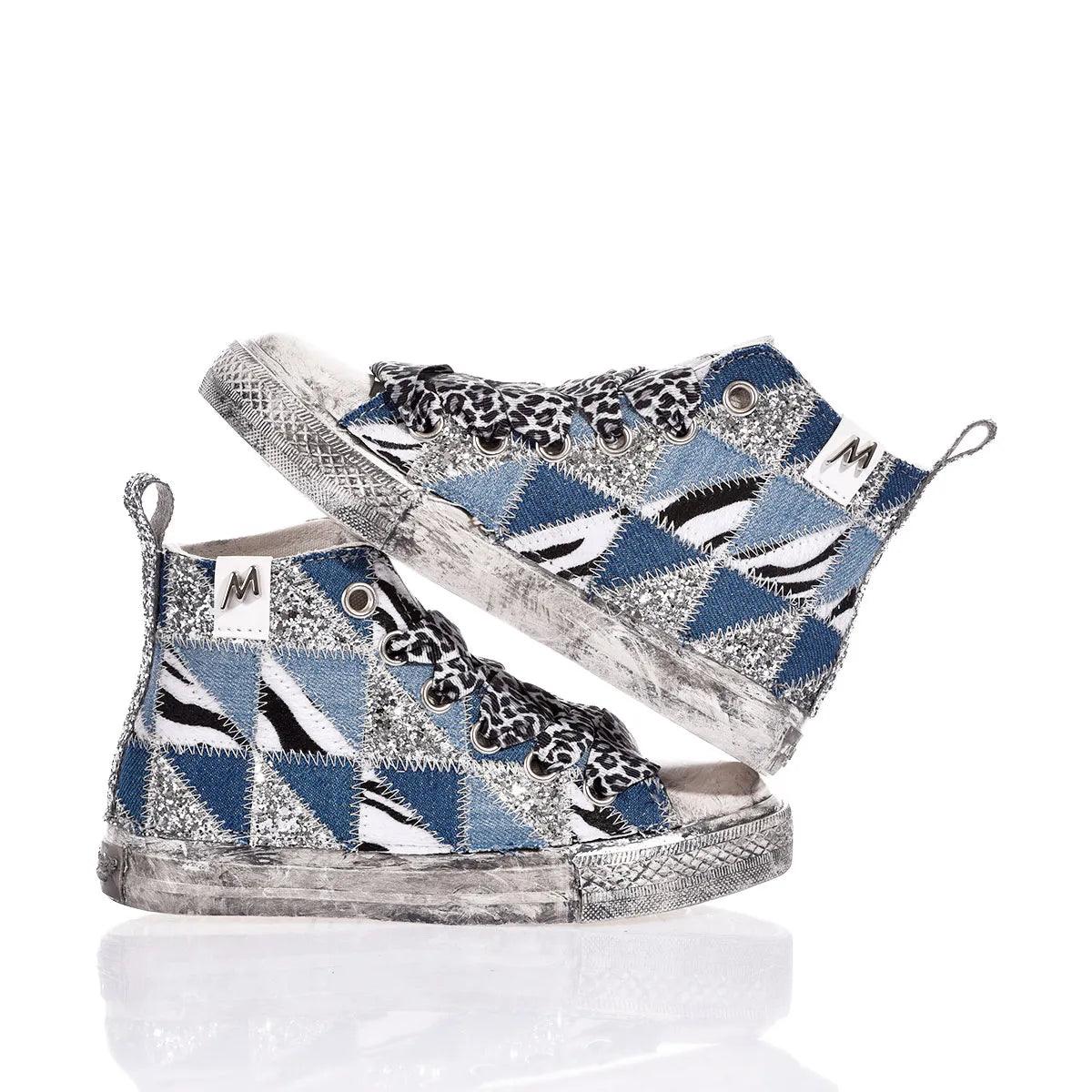 Mimanera Airlines Junior Denim Patch - Barrile donna