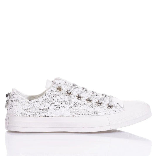 Converse Ox Glamour White - Barrile donna