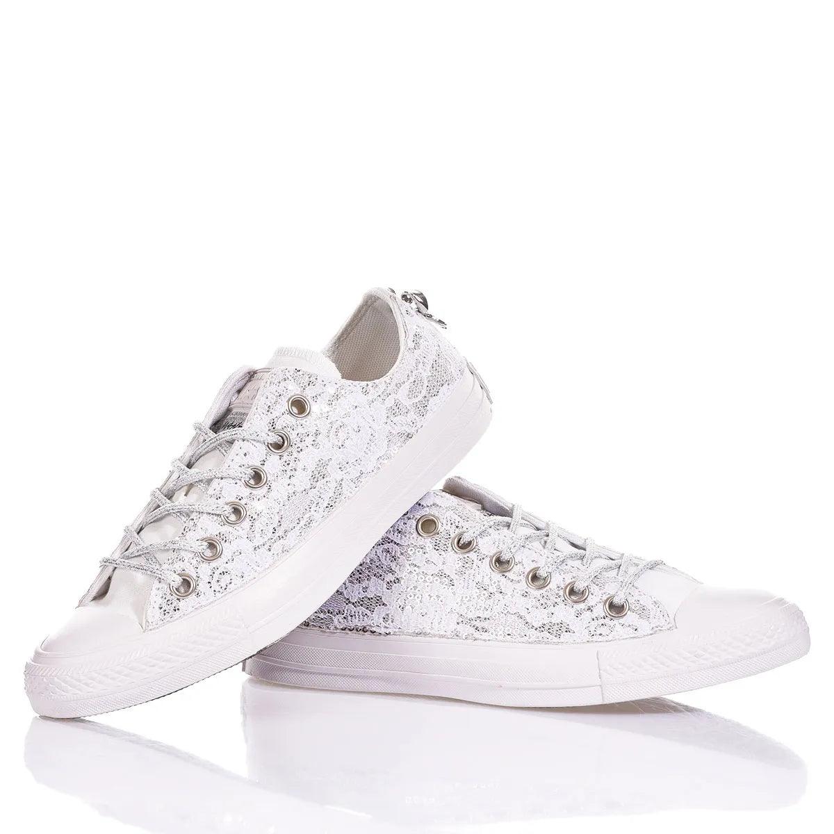 Converse Ox Glamour White - Barrile donna