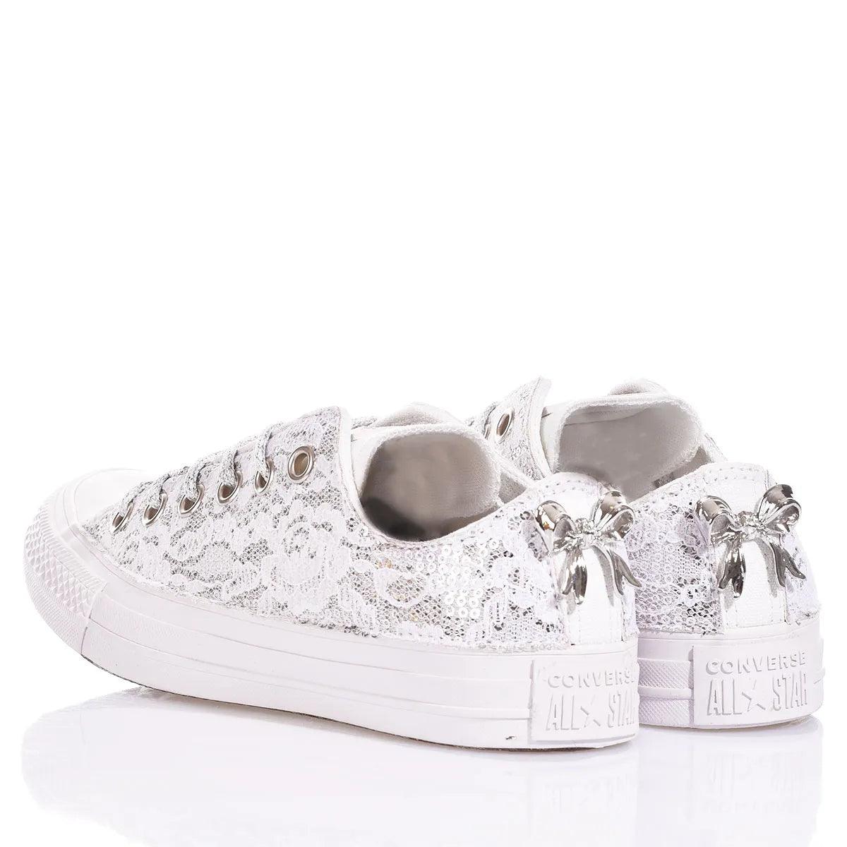 Converse Ox Glamour White - Barrile donna