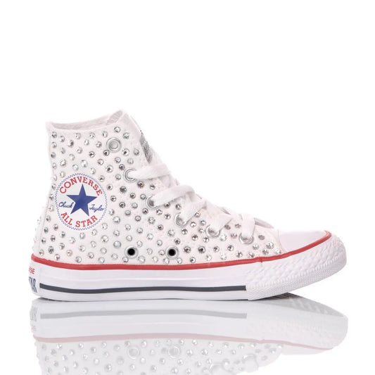Converse Junior Swarovski Bianca - Barrile donna