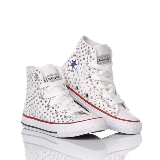 Converse Junior Swarovski Bianca - Barrile donna