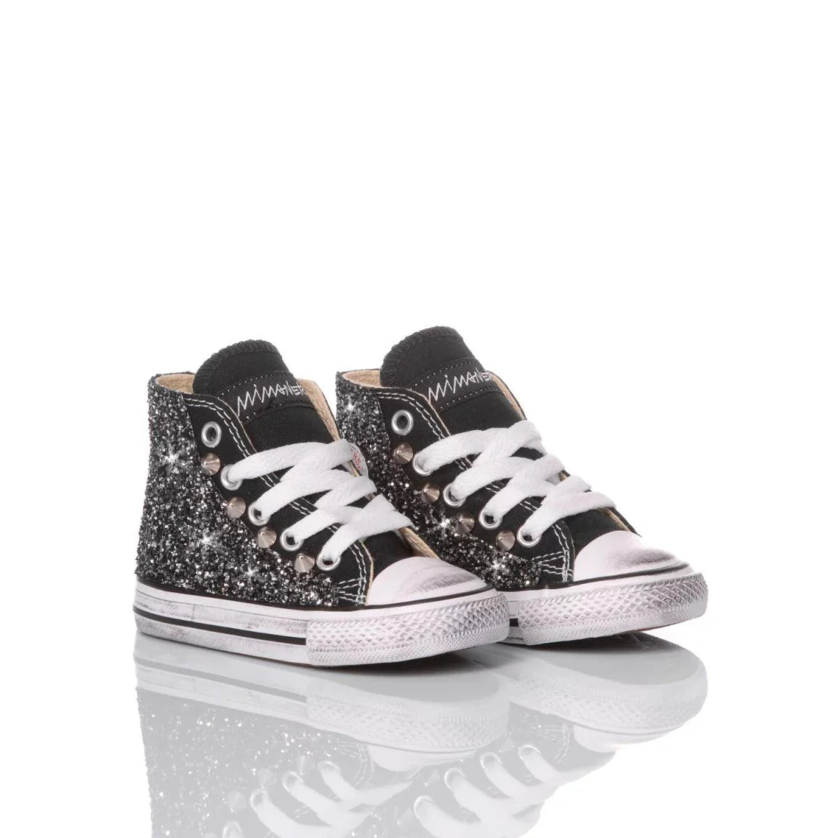 Converse Baby Glitter Black - Barrile donna