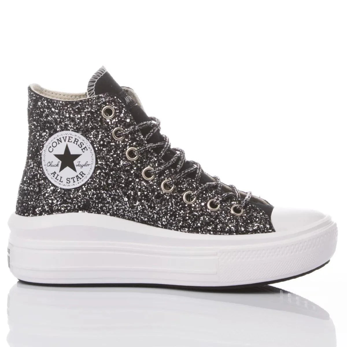 Converse Move Glitter Black - Barrile donna
