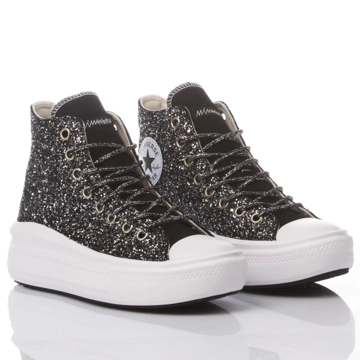Converse Move Glitter Black - Barrile donna