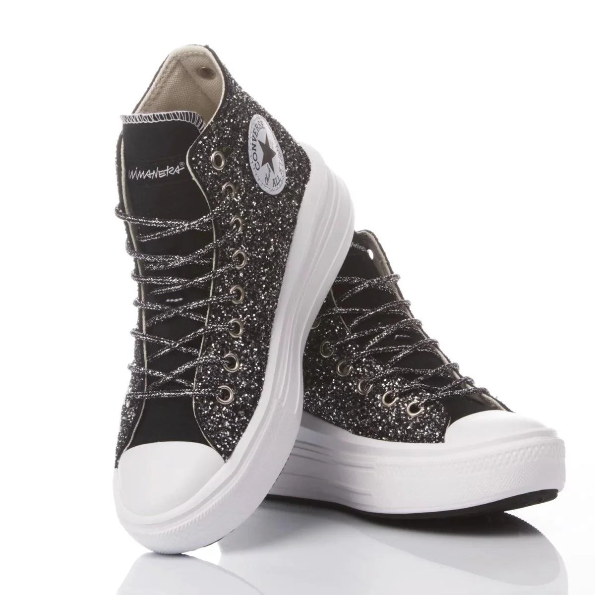 Converse Move Glitter Black - Barrile donna
